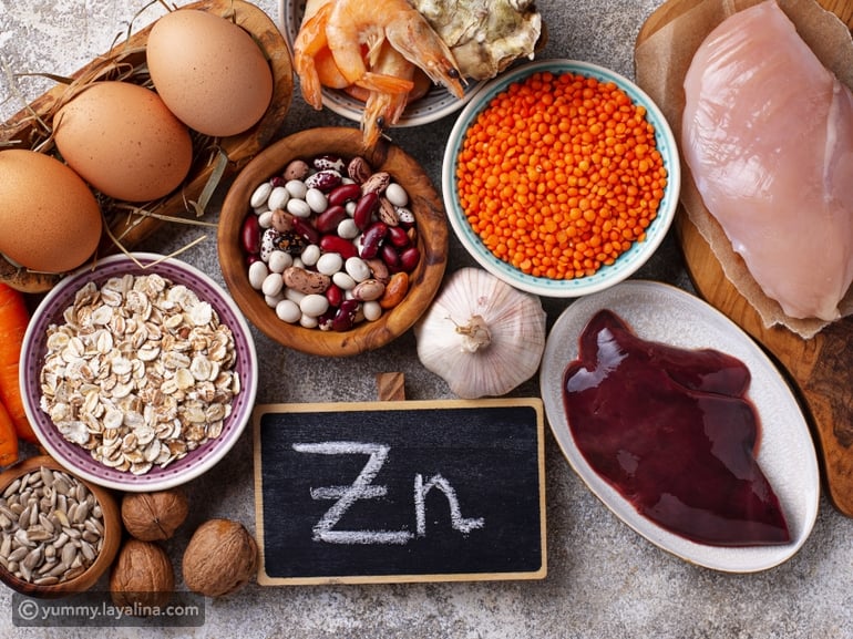 The most important foods rich in zinc